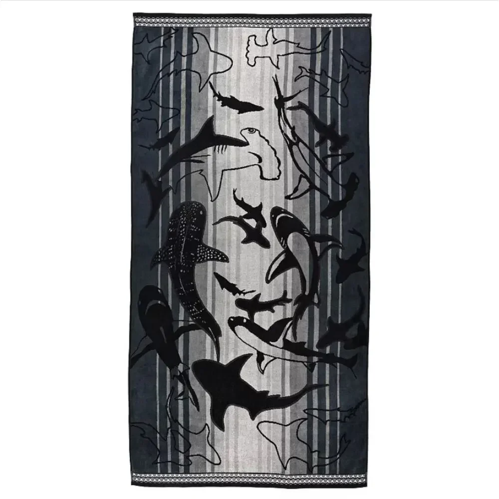 The Big One Sharks Extra Large Beach Towel